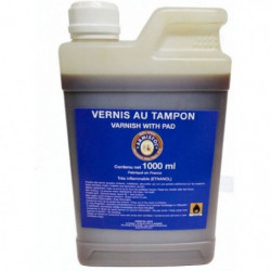 Bidon de vernis au tampon...