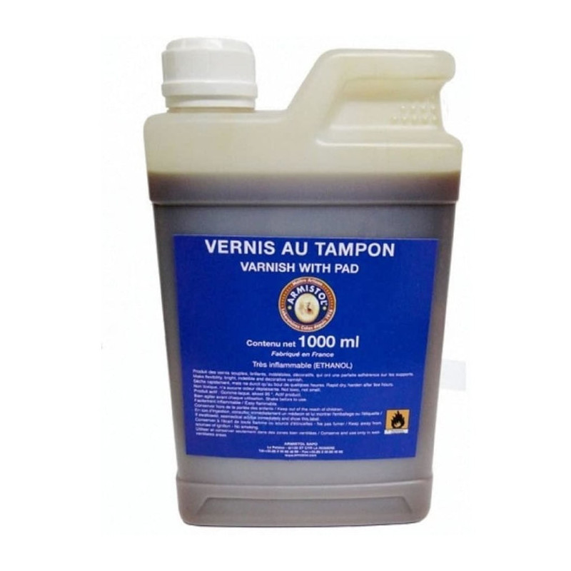 Bidon de vernis au tampon Armistol - 1 L