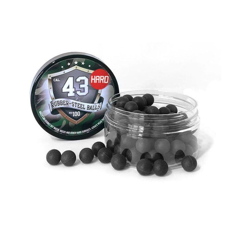 Bille Caoutchouc Colombi Sports Métal 1.56g - Cal. 43