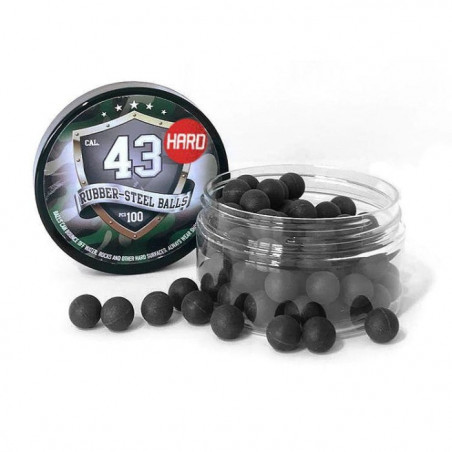 Bille Caoutchouc Colombi Sports Métal 1.56g - Cal. 43