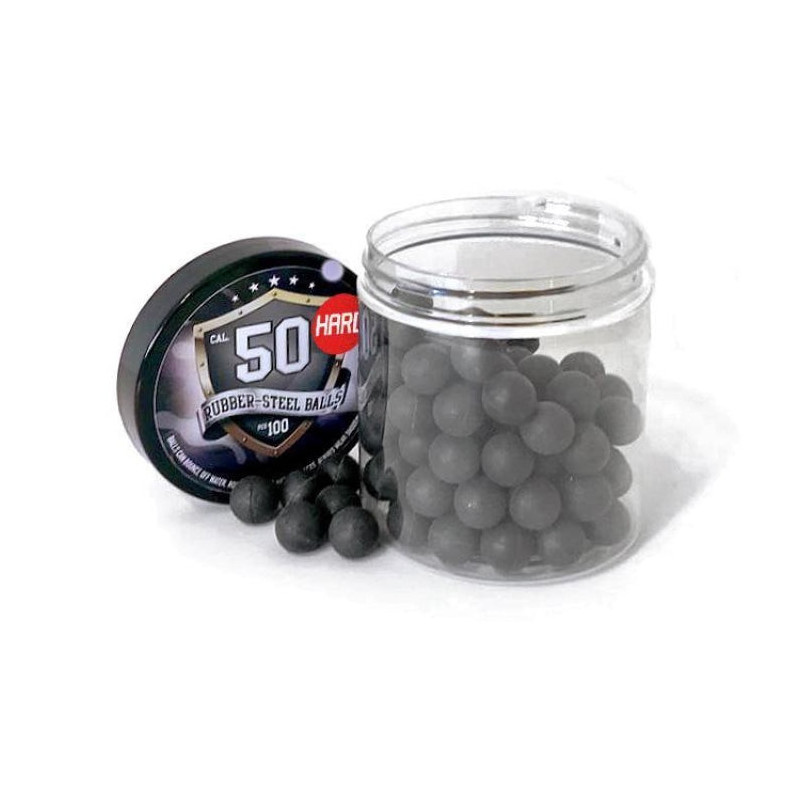 Bille Caoutchouc Colombi Sports Métal 2.66G - Cal. 50