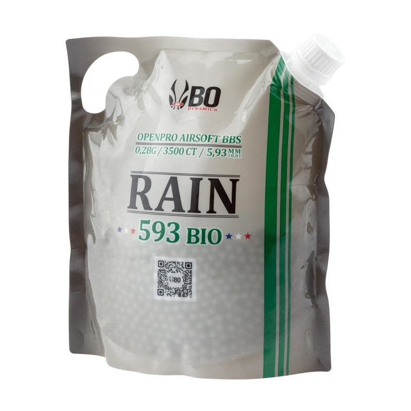 Billes airsoft BO Manufacture dynamics rain Bio - Diam. 6 mm