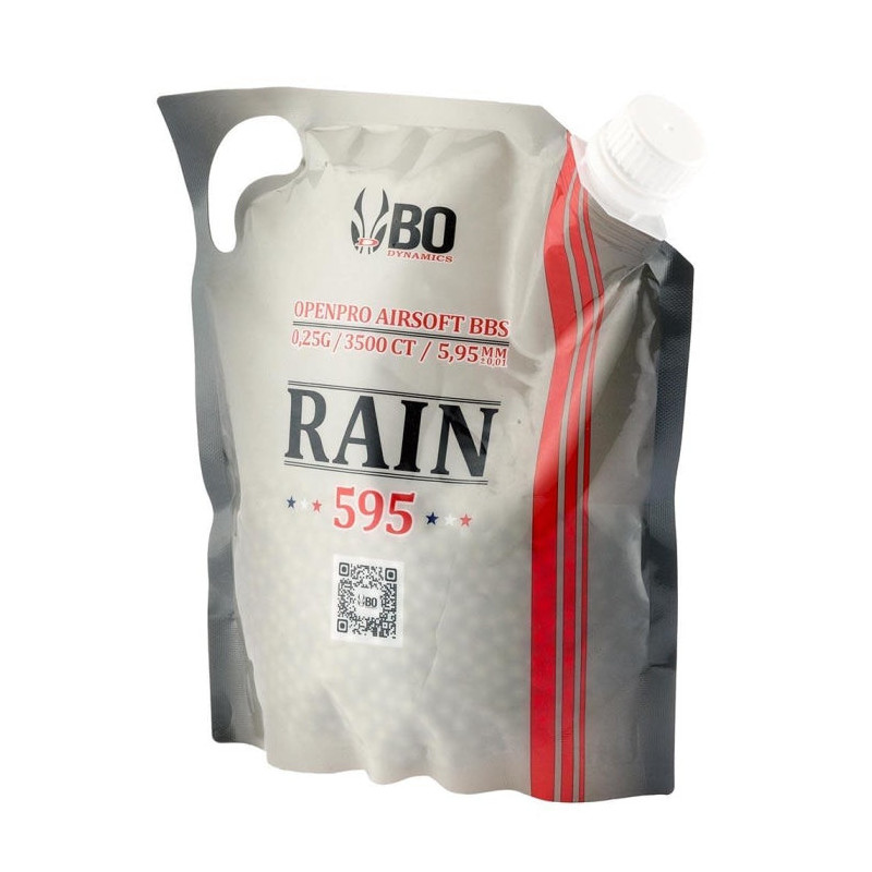 Billes airsoft BO Manufacture dynamics rain plastique - Diam. 6 mm