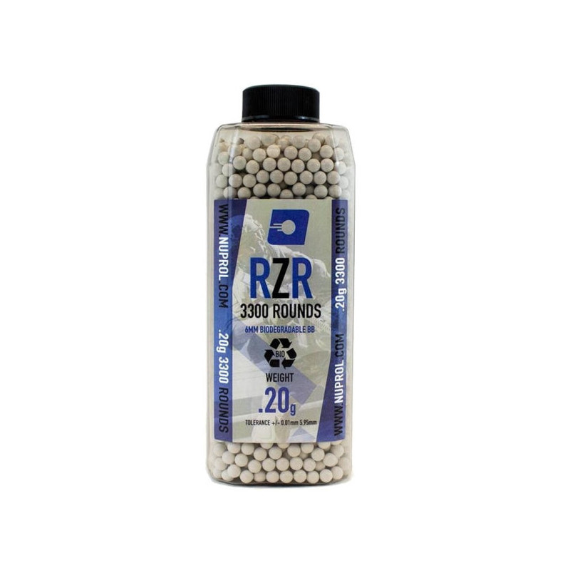 Billes airsoft Nuprol rzr bio Par 3300 - Cal. 6 mm Bb's