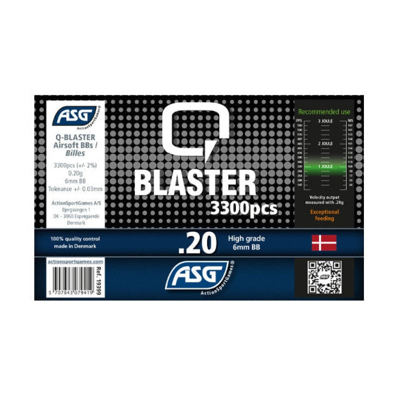 Billes ASG Q Blaster Plastiques - Par 3300