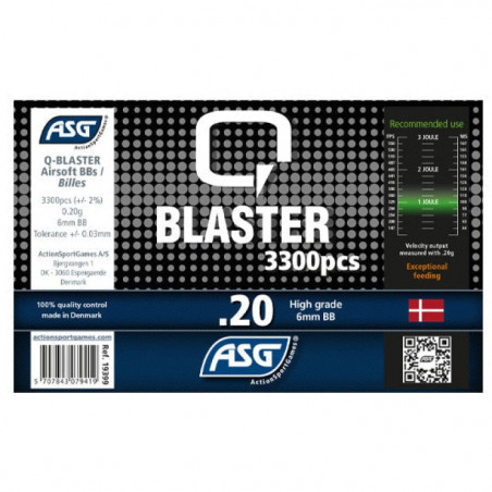 Billes ASG Q Blaster Plastiques - Par 3300