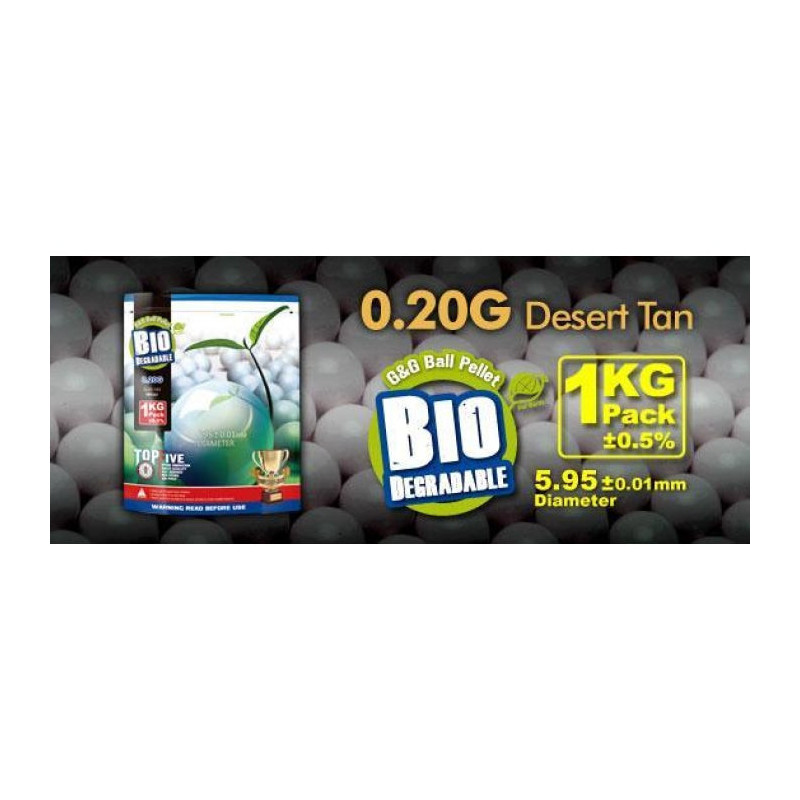 Billes Bio G&G Armament Aluminium Foil Desert X5000 - 0.20G