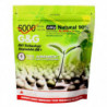 Billes Bio G&G Armament Blanches 12 Sachets par Carton