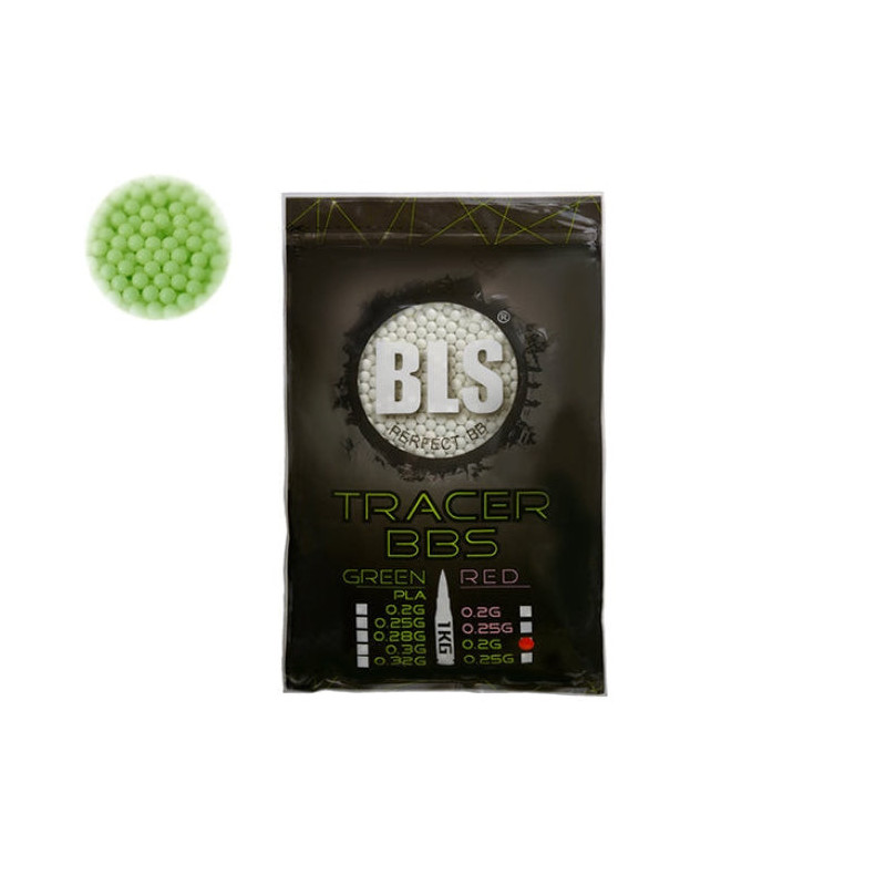 Billes BLS Traçantes Plastiques Vertes - en Sachet de 1kg