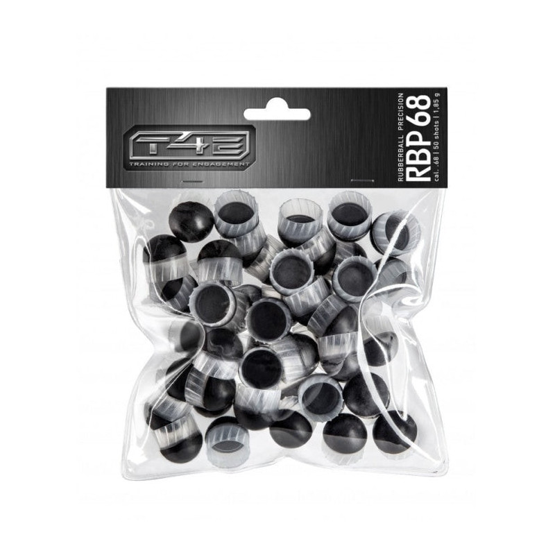Billes caoutchouc precision T4E - cal 68 x50