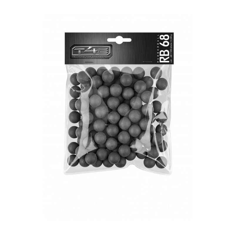 Billes caoutchouc T4E cal 68 x100