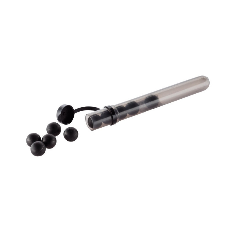 Billes de Défense caoutchouc RUBBEN BALL - Tube de 10 billes