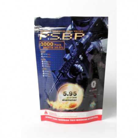 Billes G&G Armament Perfect Blanches par 3000 - 0.20G