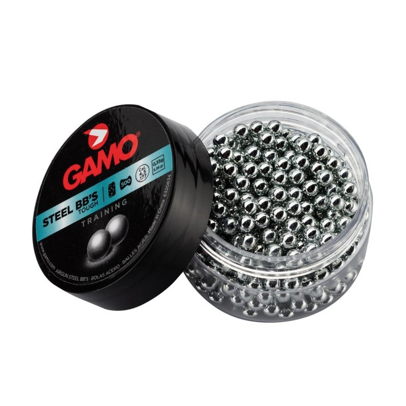 Billes rondes Gamo Steel BB's - Cal. 4.5
