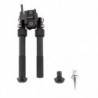 Bipied BO Manufacture Ris tactique en métal sur rotule