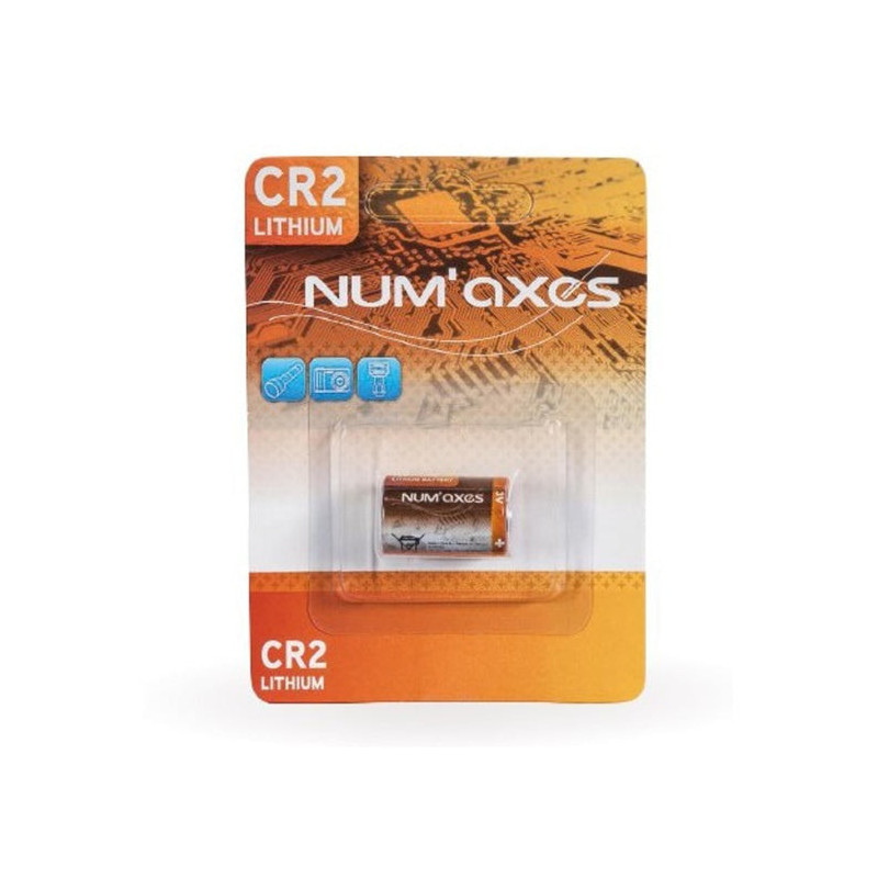 Blister 1 pile Num'Axes - CR2 lithium 3 V