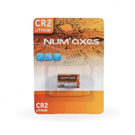 Blister 1 pile Num'Axes - CR2 lithium 3 V