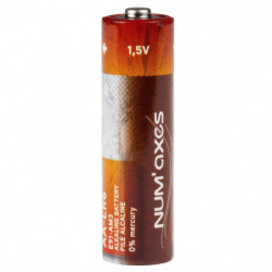 Blister 4 piles Num'Axes - AA LR06 alcalines 1,5 V