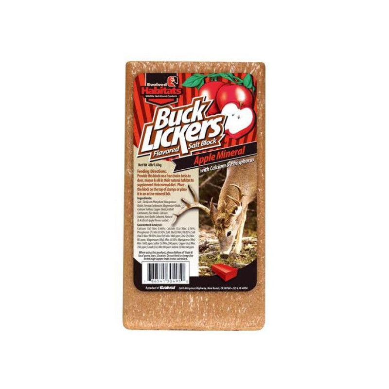 Bloc minéral Buck Lickers - 2 saveurs