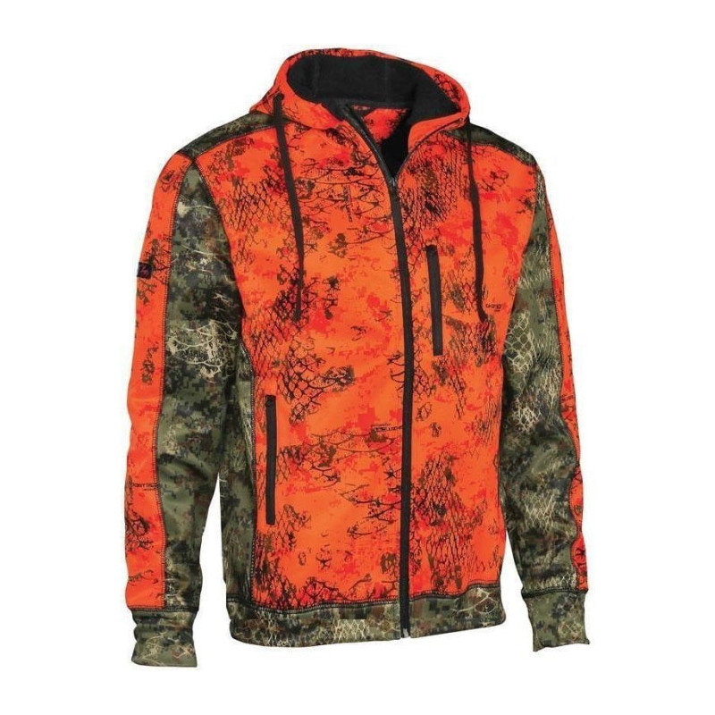 Blouson polaire zippé Verney Carron ProHunt - Snake blaze