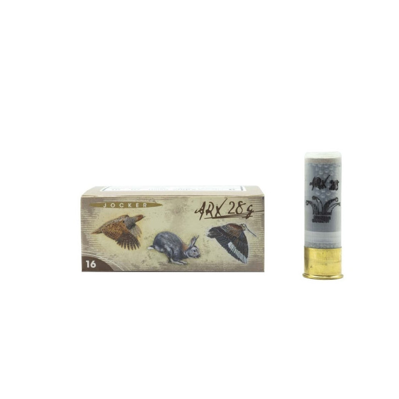 Boite de 10 Cartouches Jocker ARX 28 BG - Cal. 16/67/16