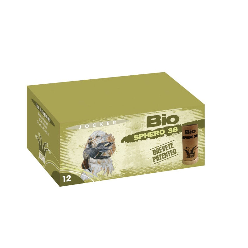 Boite de 10 Cartouches Jocker Bio Sphero 38 BJ - Cal. 12/76/25
