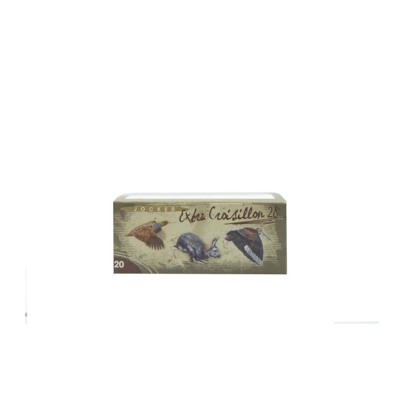 Boite de 10 Cartouches Jocker Croisillon 28 BG - Cal. 20/70/16
