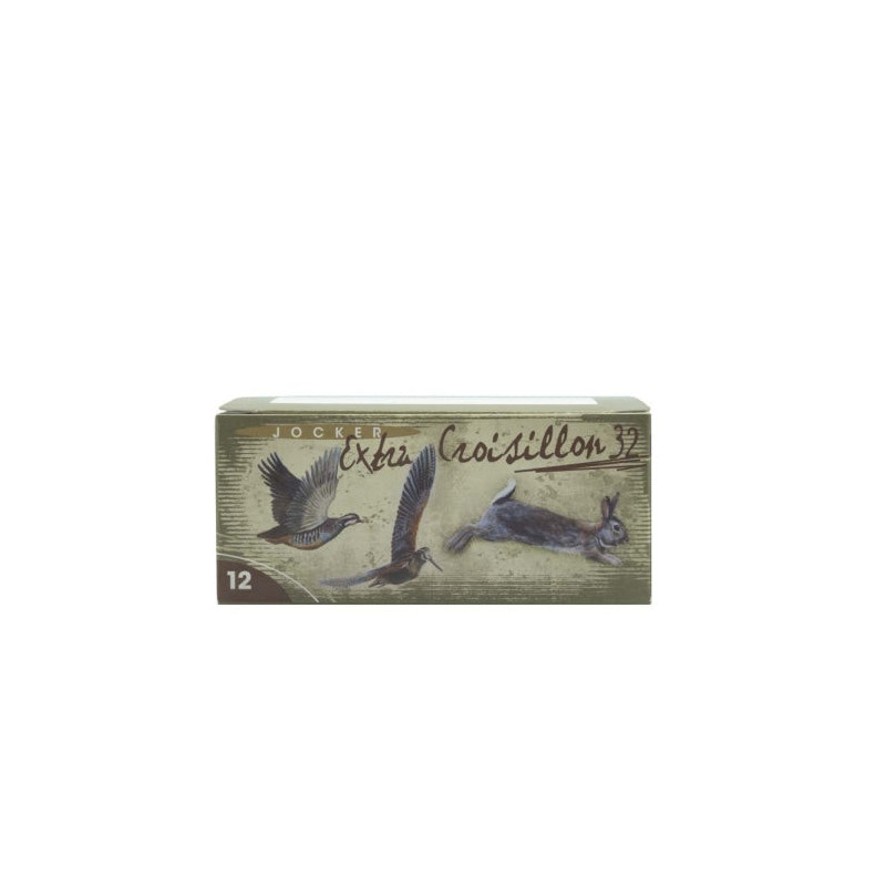 Boite de 10 Cartouches Jocker Extra Croisillon 32 BG - Cal. 12/67/16