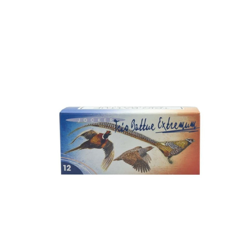 Boite de 10 Cartouches Jocker Trio Battue Extremum 36 BJ - Cal. 12/70/25 - PB 6/7/8