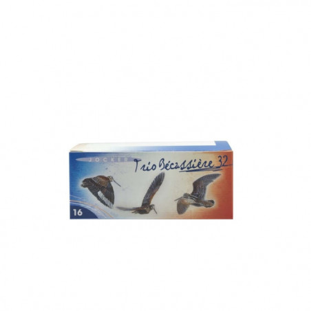 Boite de 10 Cartouches Jocker Trio Bécassière 32 BJ - Cal. 16/67/16