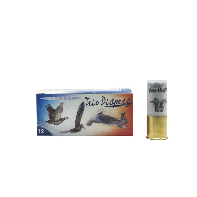 Boite de 10 Cartouches Jocker Trio Dispersante 34 BJ - Cal. 12/70/25