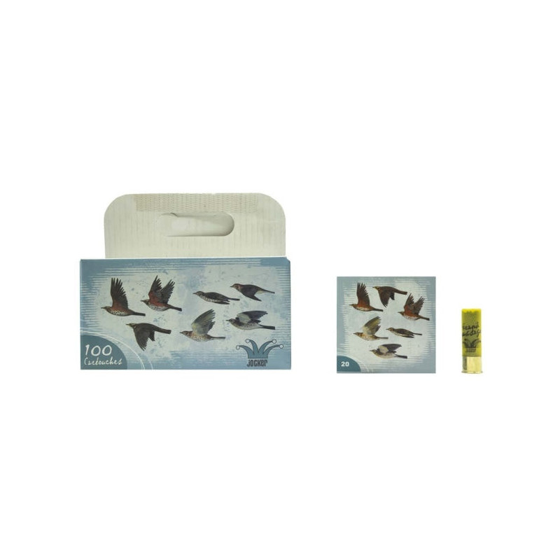 Boîte de 100 Cartouches Jocker Grand Passage 28 BG - Cal. 20/70/16
