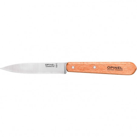Boîte de 2 Couteaux Opinel Carbone n°102 Hêtre - Lame 100mm
