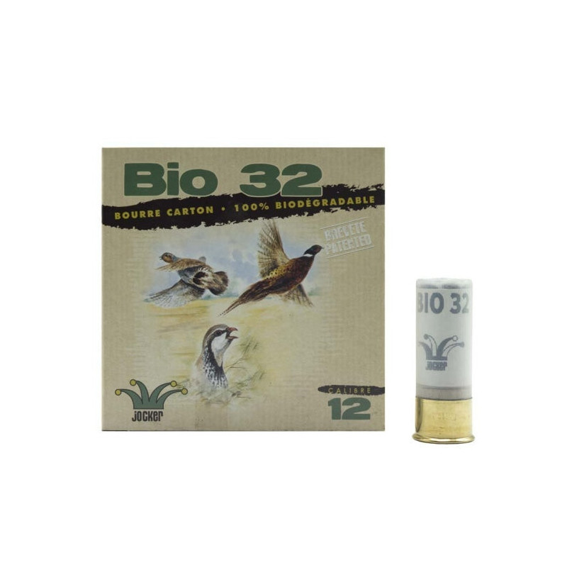 Boîte de 25 Cartouches Jocker Bio 32 BJ - Cal. 12/67/16