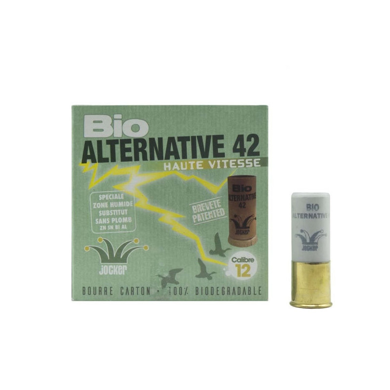 Boîte de 25 Cartouches Jocker Bio Alternative 42 C - Cal. 12/70/25