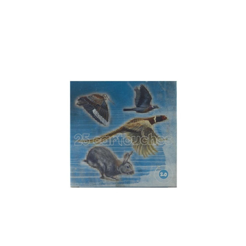 Boîte de 25 Cartouches Jocker Duo Lapin 28 BJ - Cal. 20/70/16 - PB 6 1/2 8