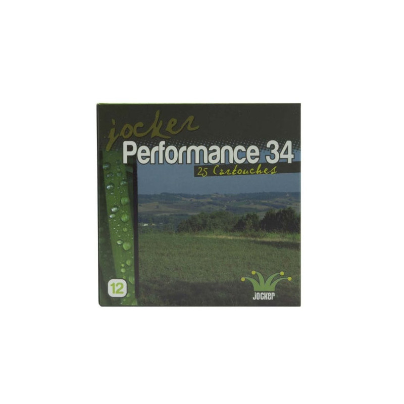 Boîte de 25 Cartouches Jocker Performance 34 BJ - Cal. 12/70/16