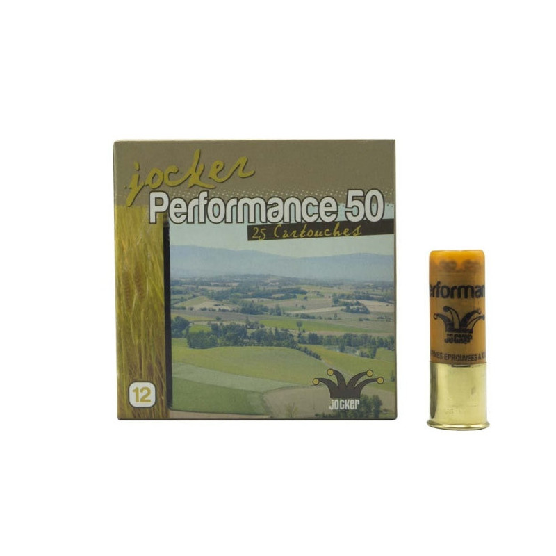 Boîte de 25 Cartouches Jocker Performance 50 BJ - Cal. 12/76/25