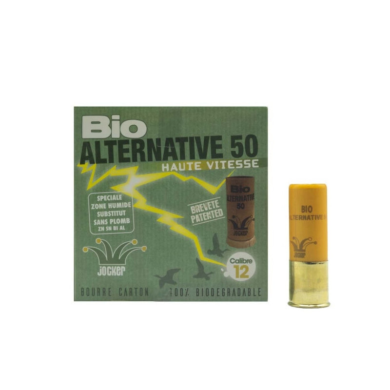 Boîte de 25 Cartouches Joker Bio Alternative 50 C - Cal. 12/76/25