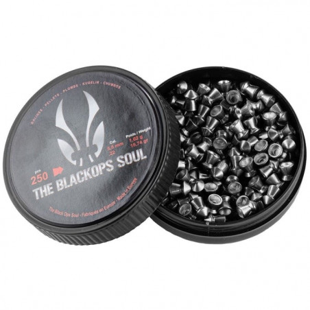 Boite de plombs Black Ops Soul à Tête pointue - Cal. 5.5