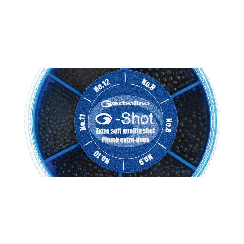 Boite distributrice Garbolino plomb non toxique - 6 cases