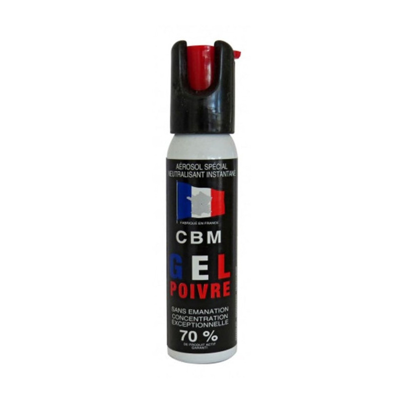 Bombe au poivre CBM Red pepper Capot 1/4 de tour - 25 ml