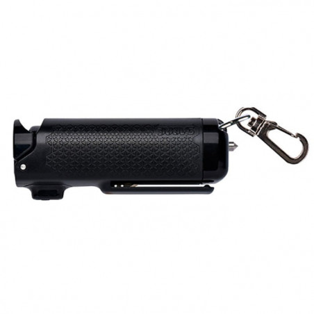 Bombe au Poivre Sabre Red 3-en-1 Porte Clés - Brise Vitre - Coupe Ceinture