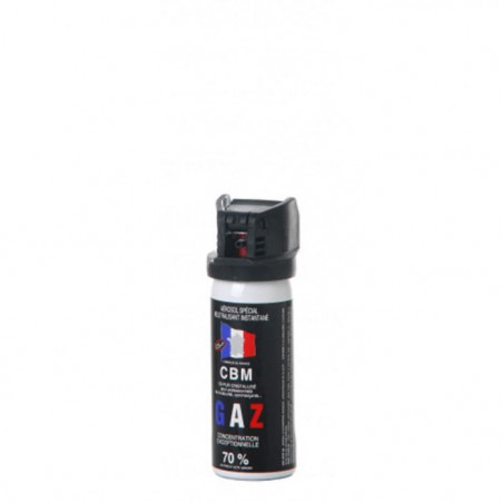 Bombe de défense CBM Cs capot clapet - 50 ml