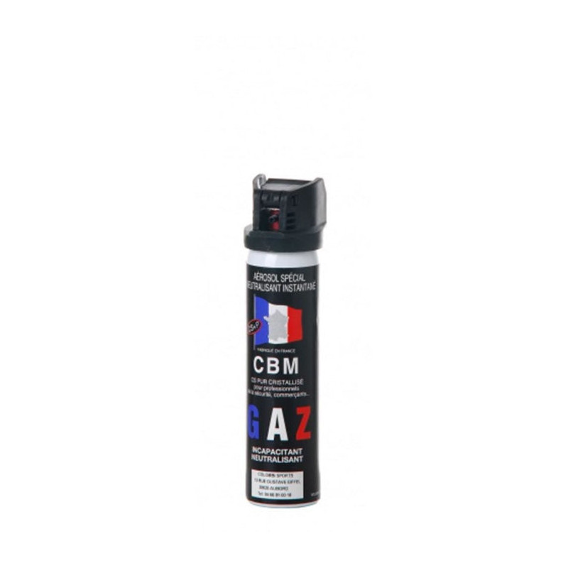 Bombe de défense CBM Cs capot clapet - 75 ml