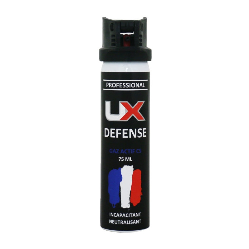 Bombe UX gaz cs capot clapet - 75 ml