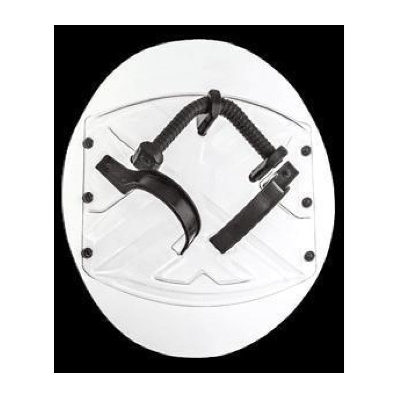 Bouclier rond ambidextre pour les forces de l'ordre