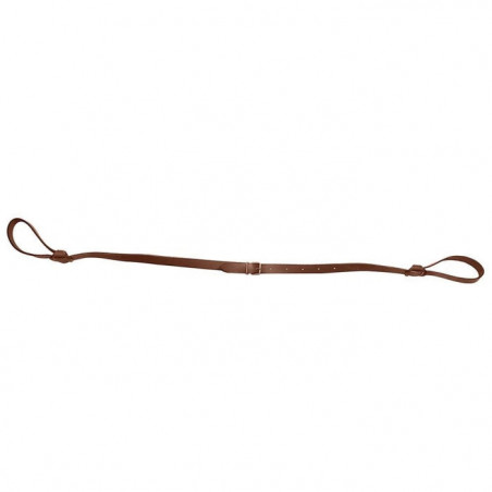 Bretelle pour arme Country Sellerie Cuir pleine fleur double lasso plate