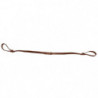 Bretelle pour arme Country Sellerie Cuir pleine fleur double lasso plate