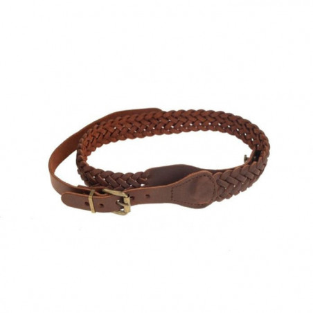 Bretelle pour fusil Januel Croute tressée 7 brins
